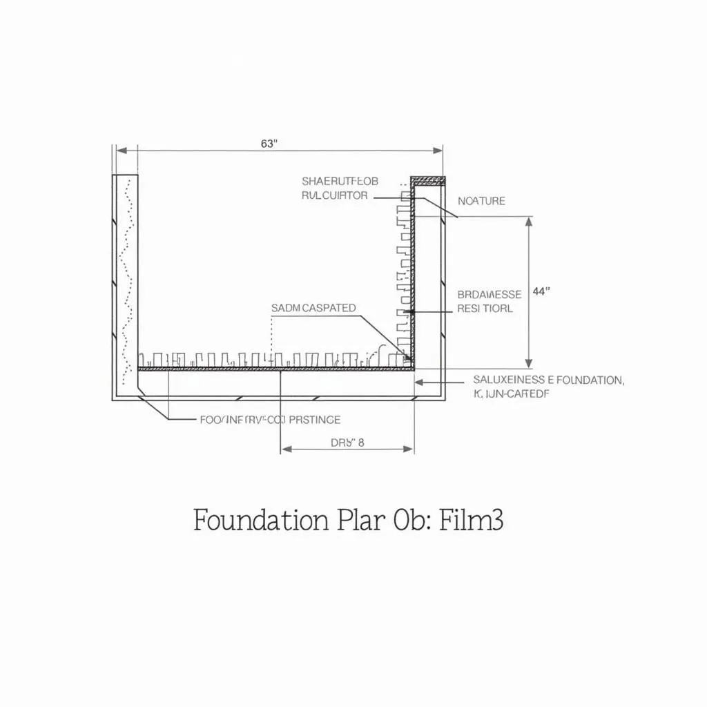 Ví dụ bản vẽ bố trí nền móng