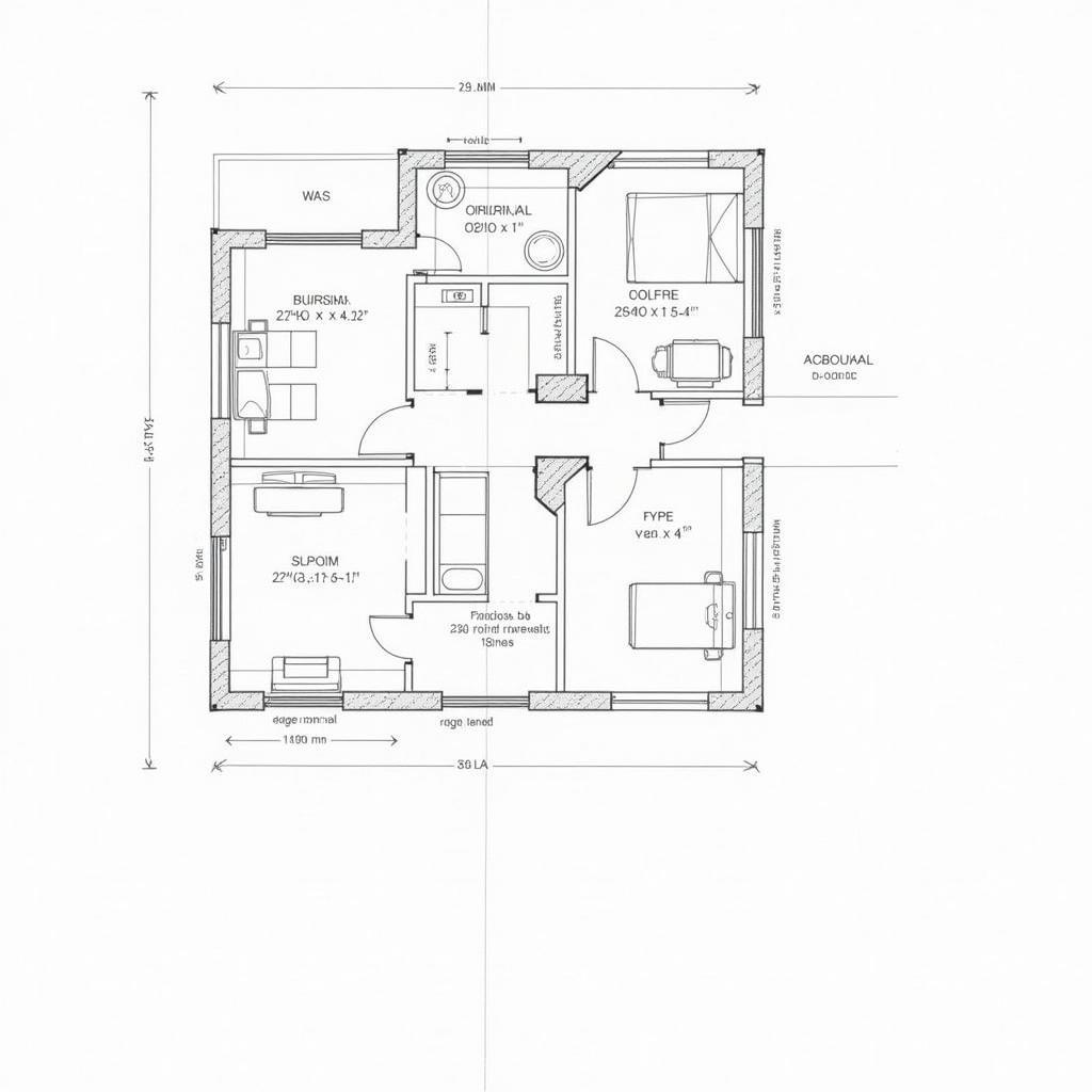 Bản vẽ BPTC mặt bằng nhà ở