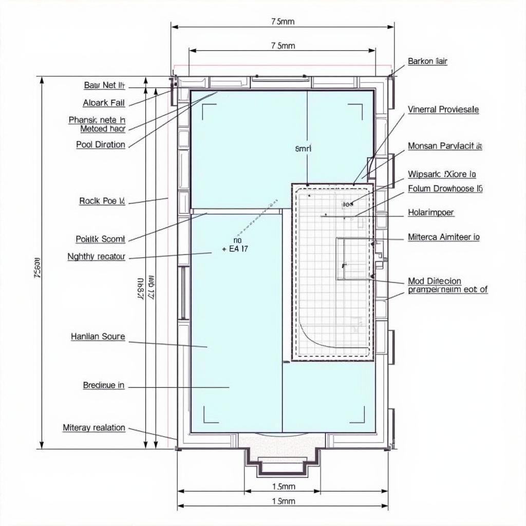 Bản vẽ CAD bể bơi Bastaf hoàn chỉnh