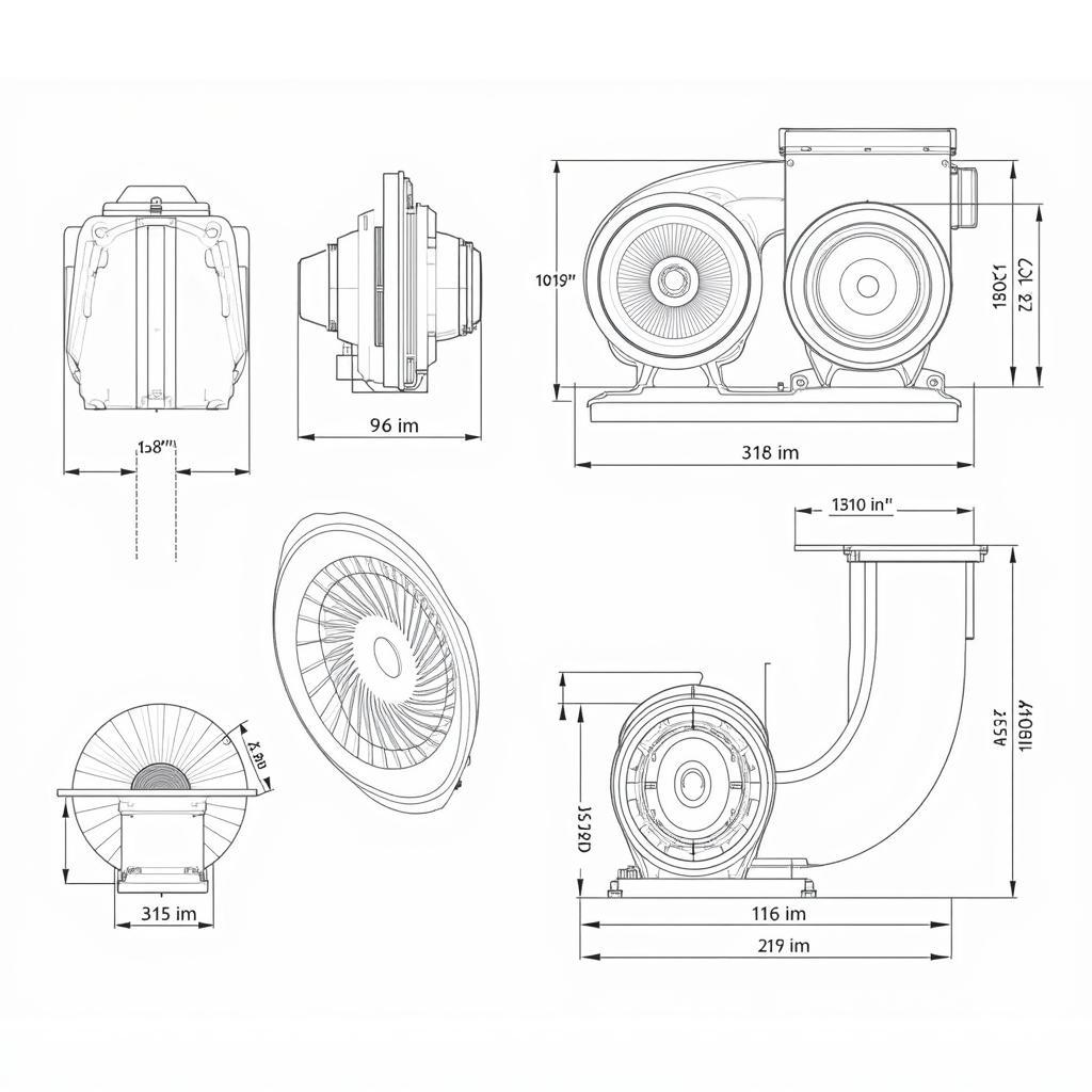 Bản Vẽ CAD Máy Thổi Khí: Nền Tảng Cho Hệ Thống Hiệu Suất Cao - Lớp Học Vẽ