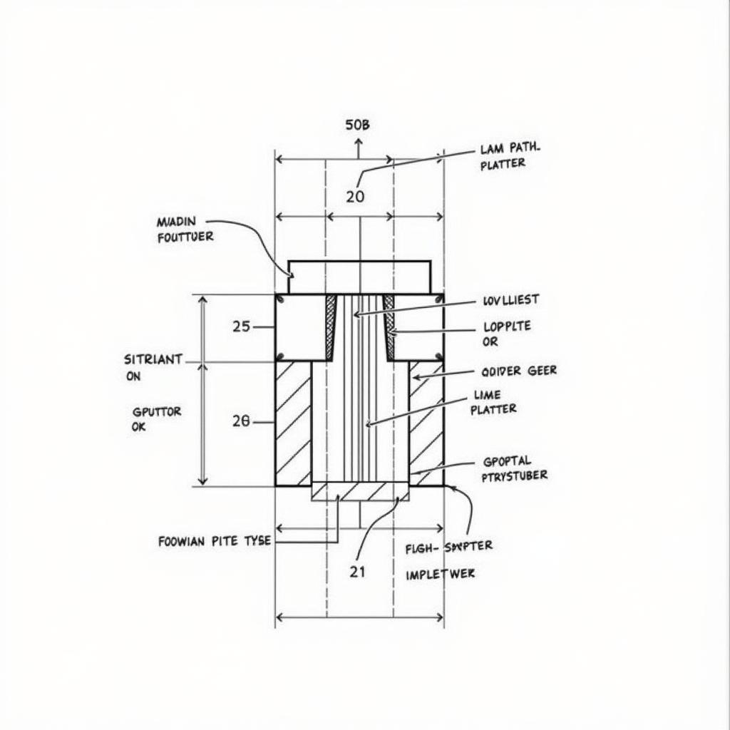 Bản vẽ CAD móng đơn lệch tâm trong xây dựng