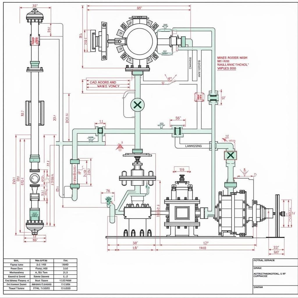 Bản vẽ CAD hệ thống ống chùm