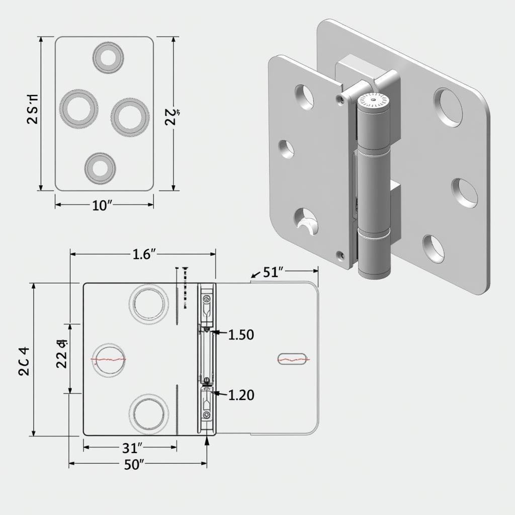 Bản vẽ CAD phụ kiện Hafele 2D và 3D