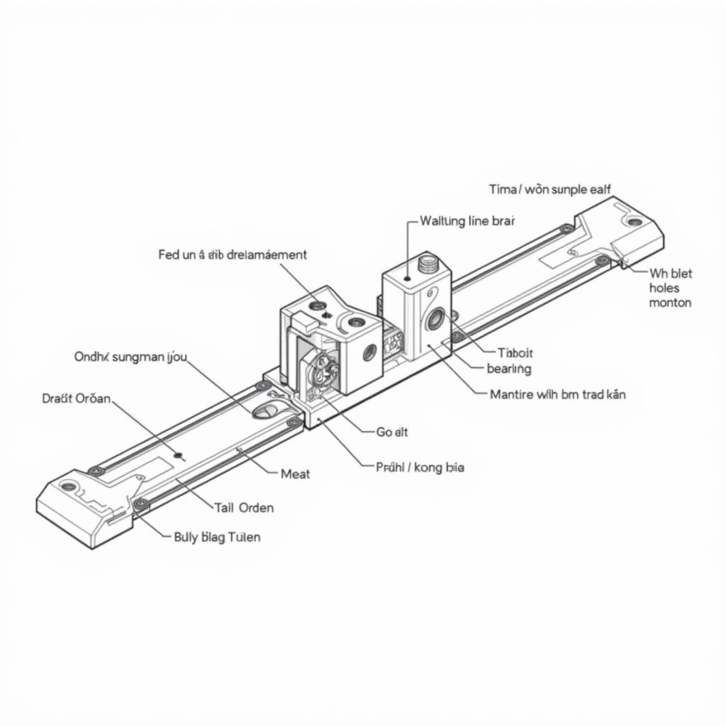 Bản vẽ CAD ray trượt cơ bản