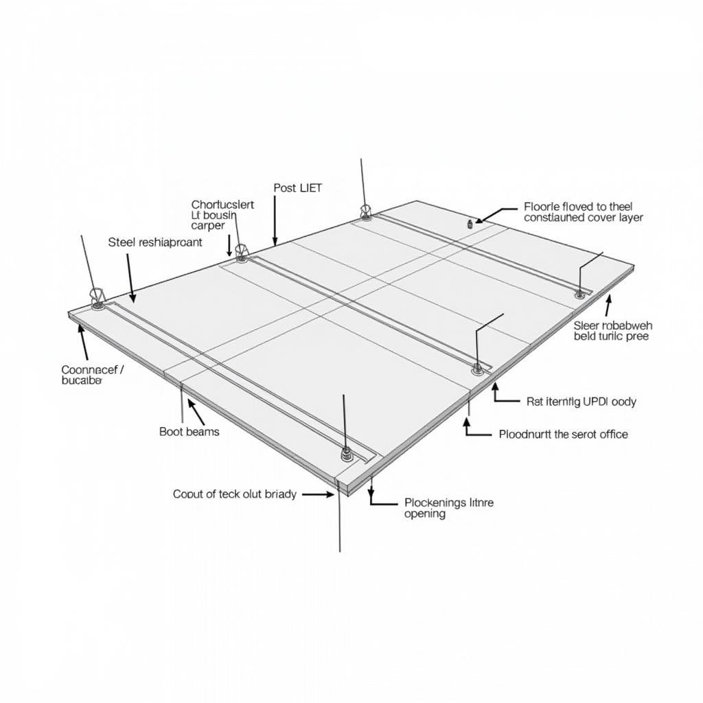 Bản vẽ CAD sàn nhẹ Uboot bê tông chi tiết