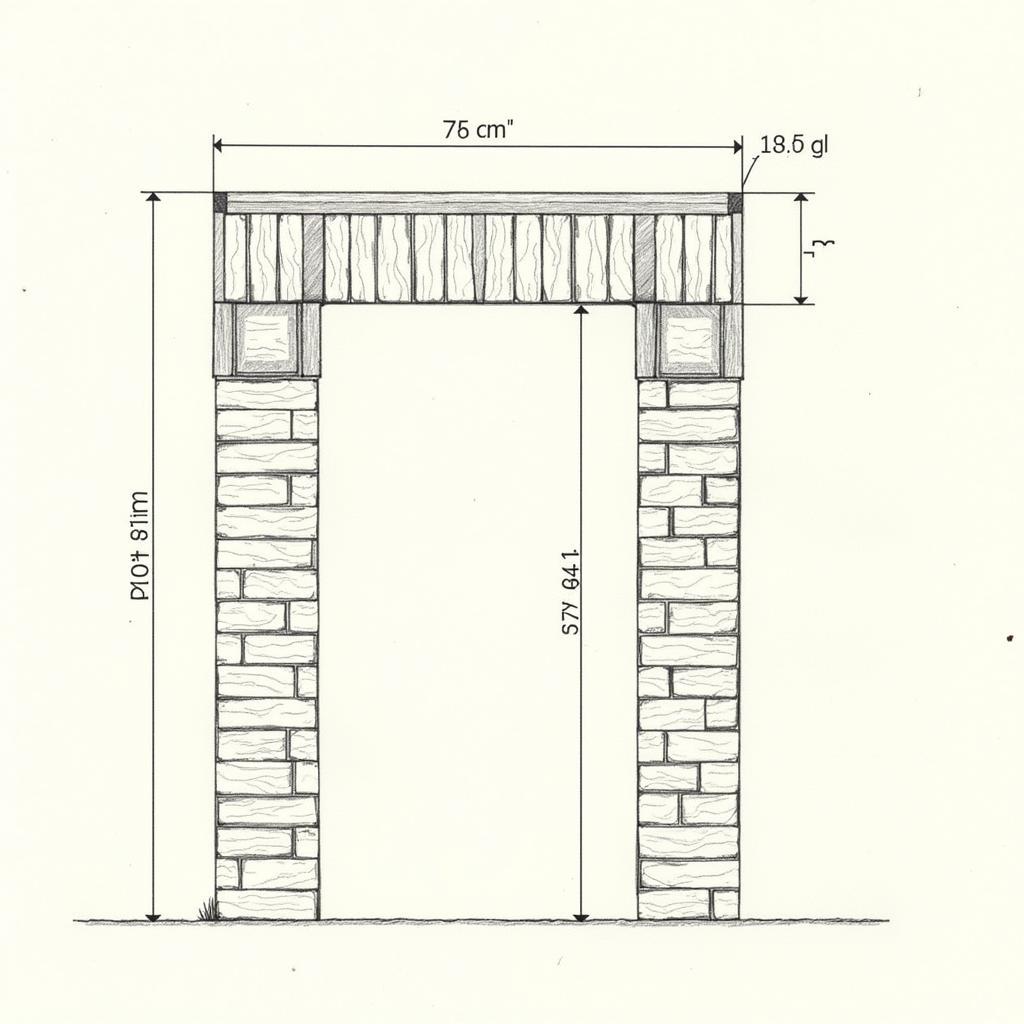 Bản vẽ chi tiết giằng gạch nhà cấp 4