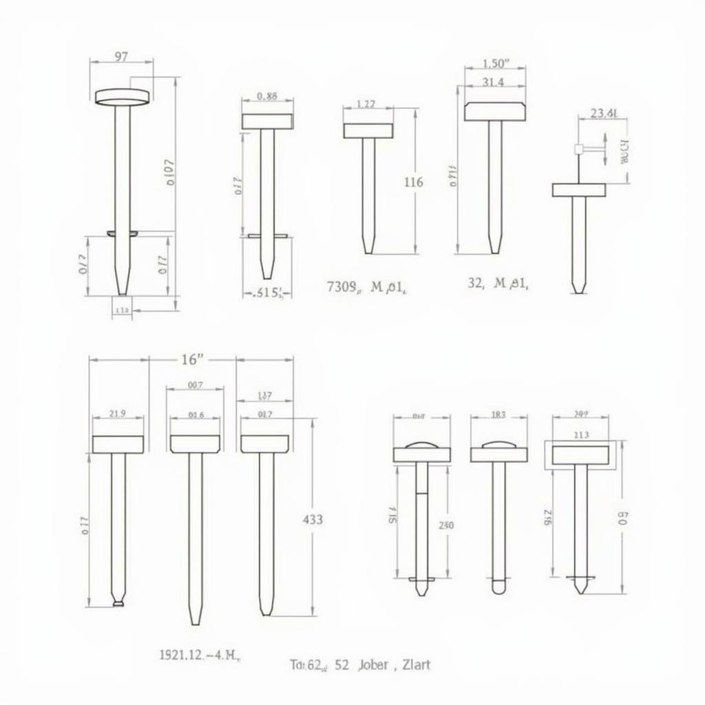 Bản vẽ kỹ thuật các loại chốt