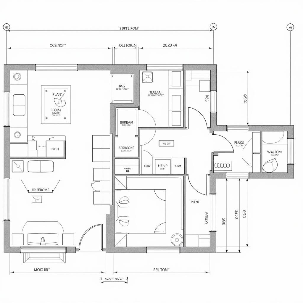 Bản vẽ mặt bằng xin giấy phép xây dựng