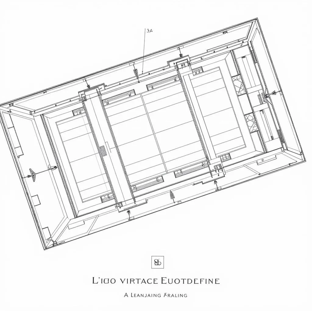 Bản vẽ thiết kế sân cầu lông trong nhà