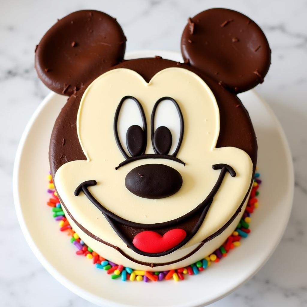 Bánh kem hình chuột Mickey