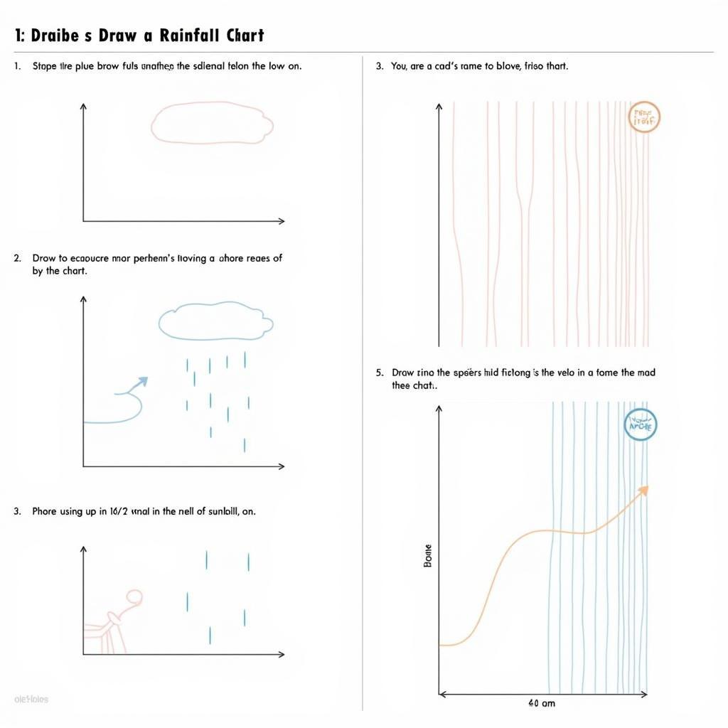 Các bước vẽ sơ đồ mưa