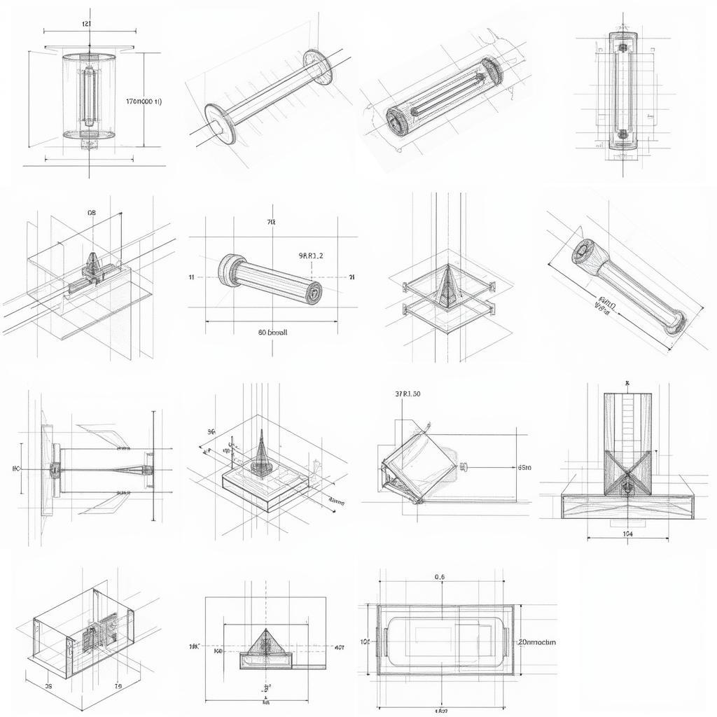 Các loại bài tập vẽ kỹ thuật