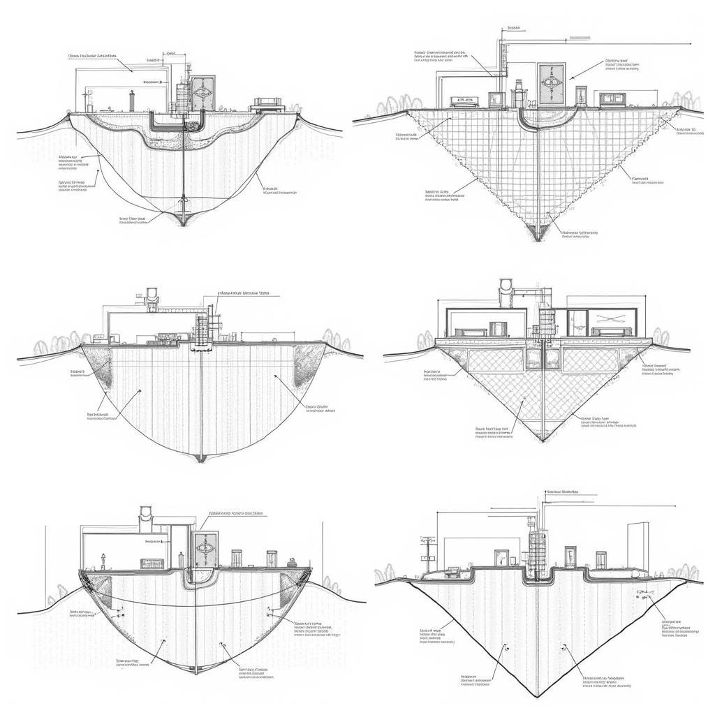 Các loại bản vẽ bể nước ngầm