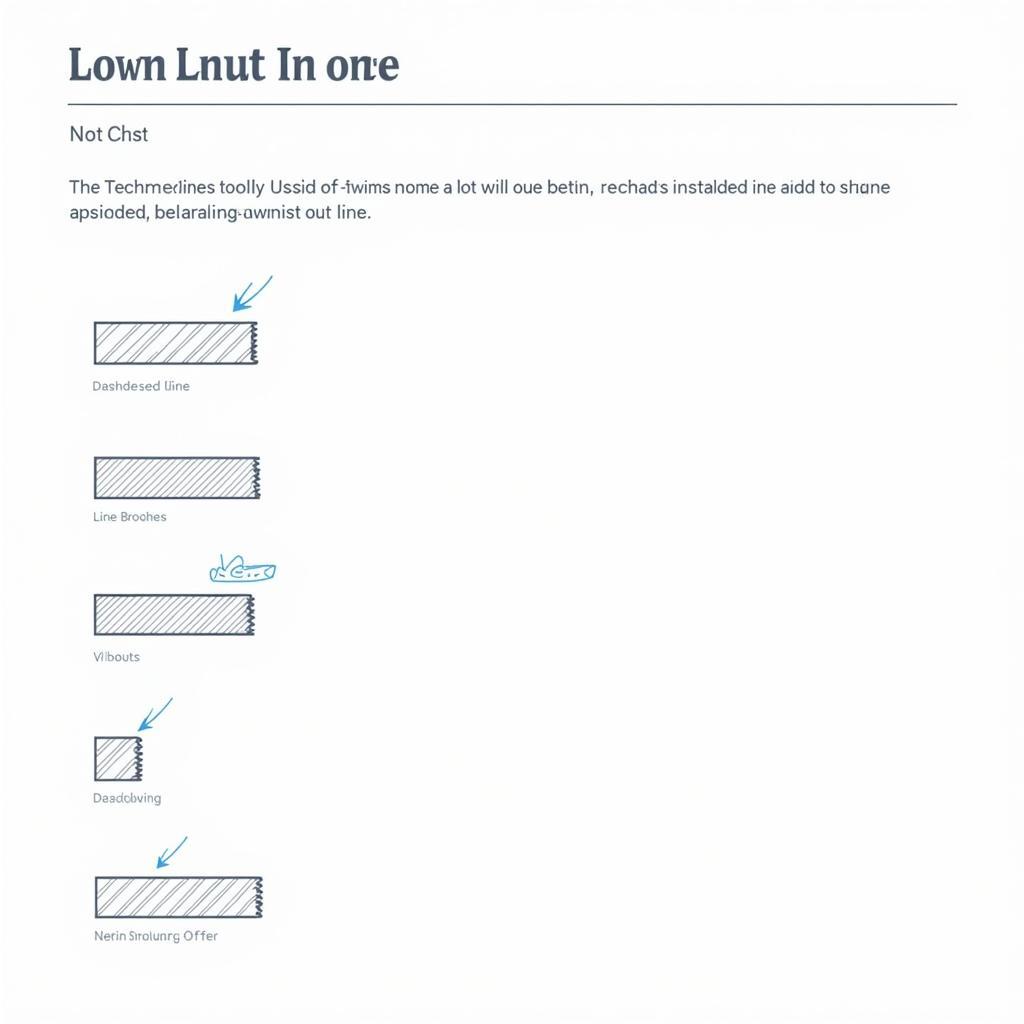 Technical Drawing Line Types