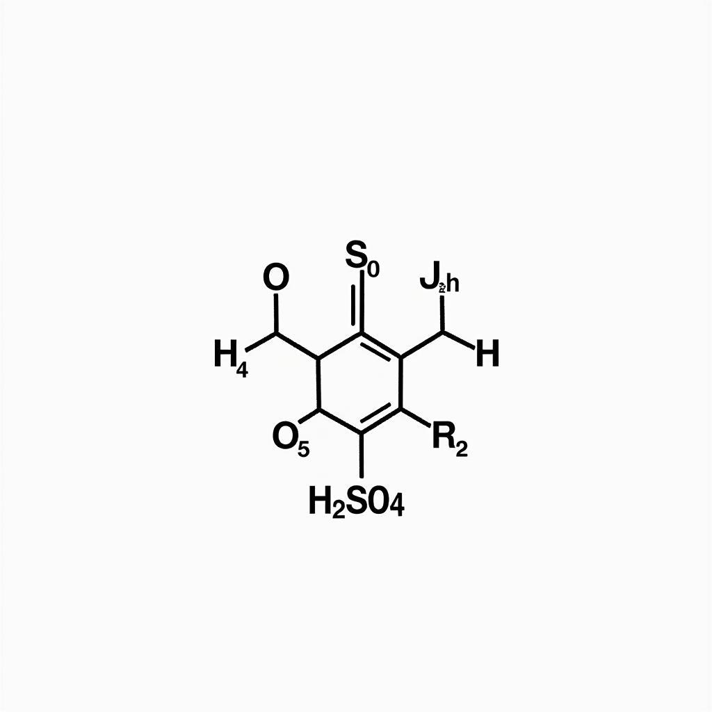 Cấu trúc phân tử axit sunfuric