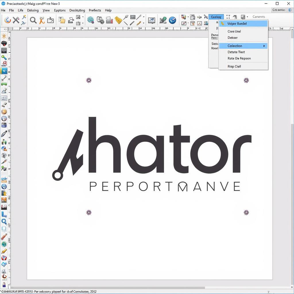 CorelDRAW thiết kế logo vector