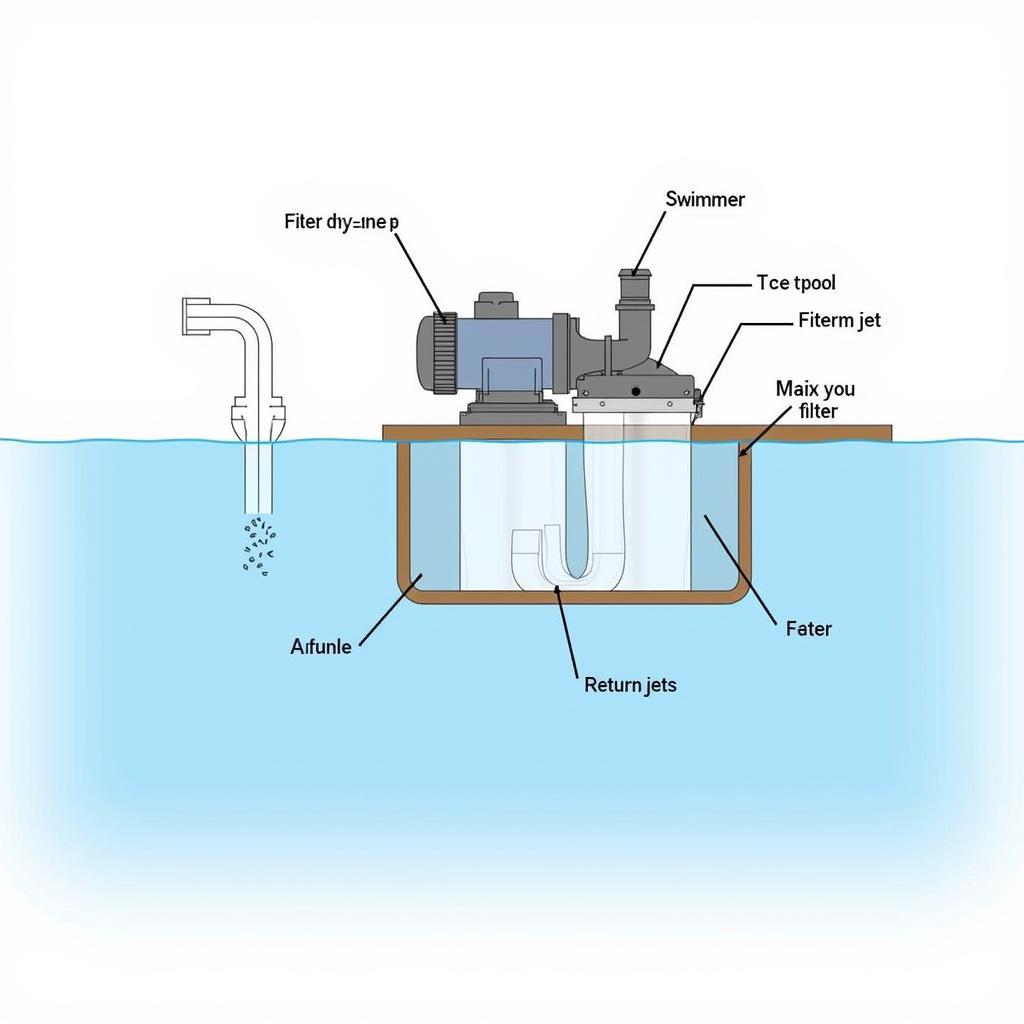 Hệ thống lọc nước bể bơi hiện đại