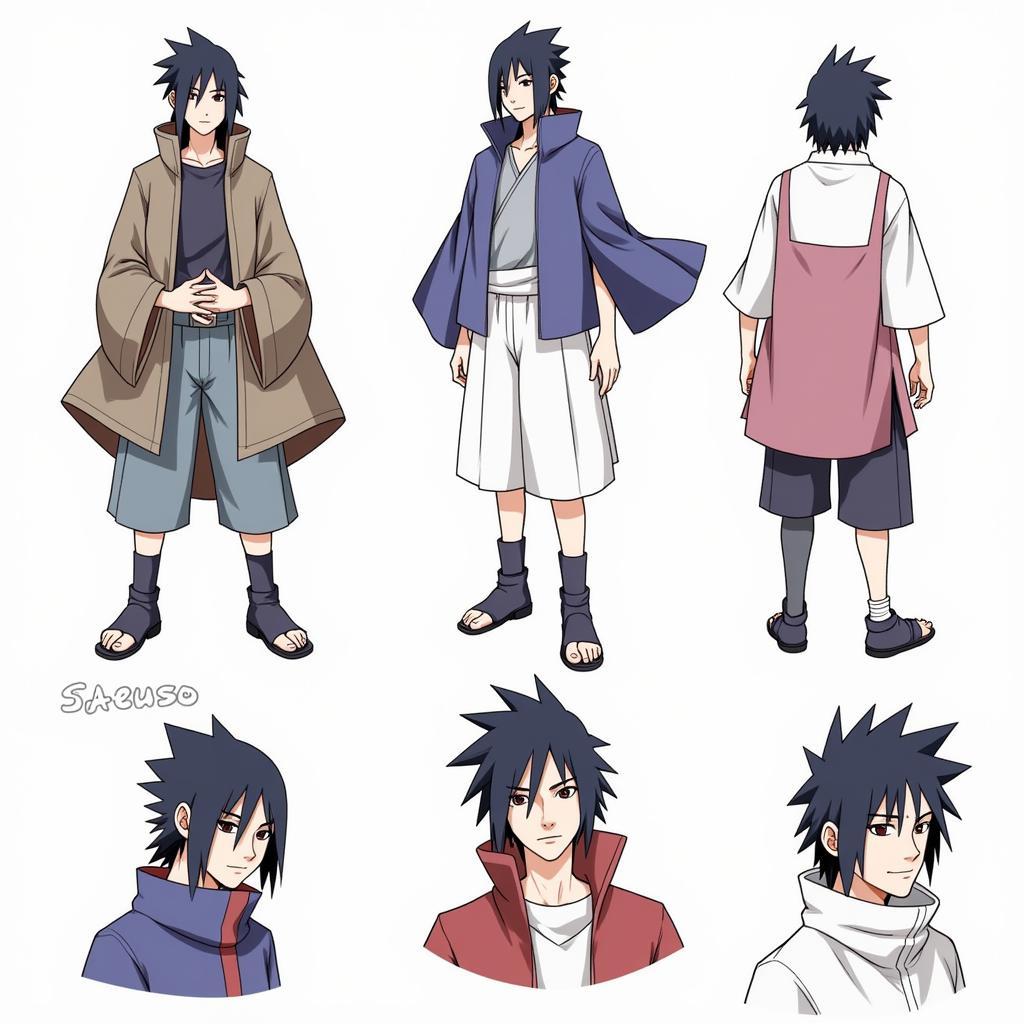 Hình ảnh vẽ Sasuke