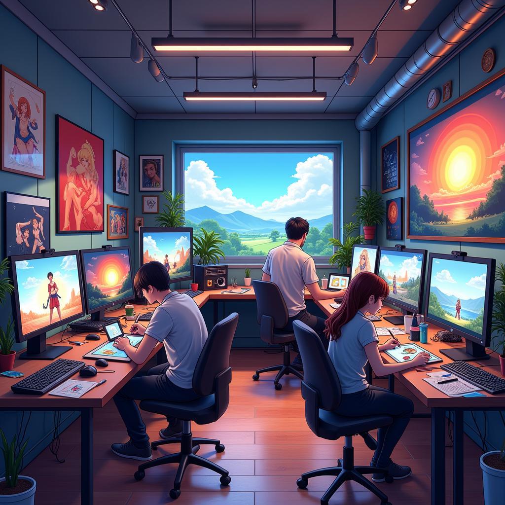 Studio anime hoạt động