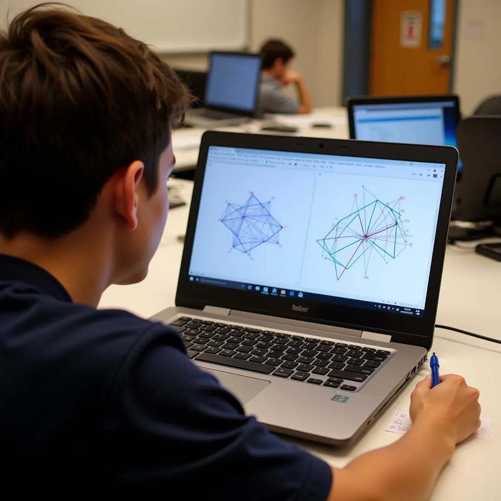 Học vẽ hình nâng cao Geogebra