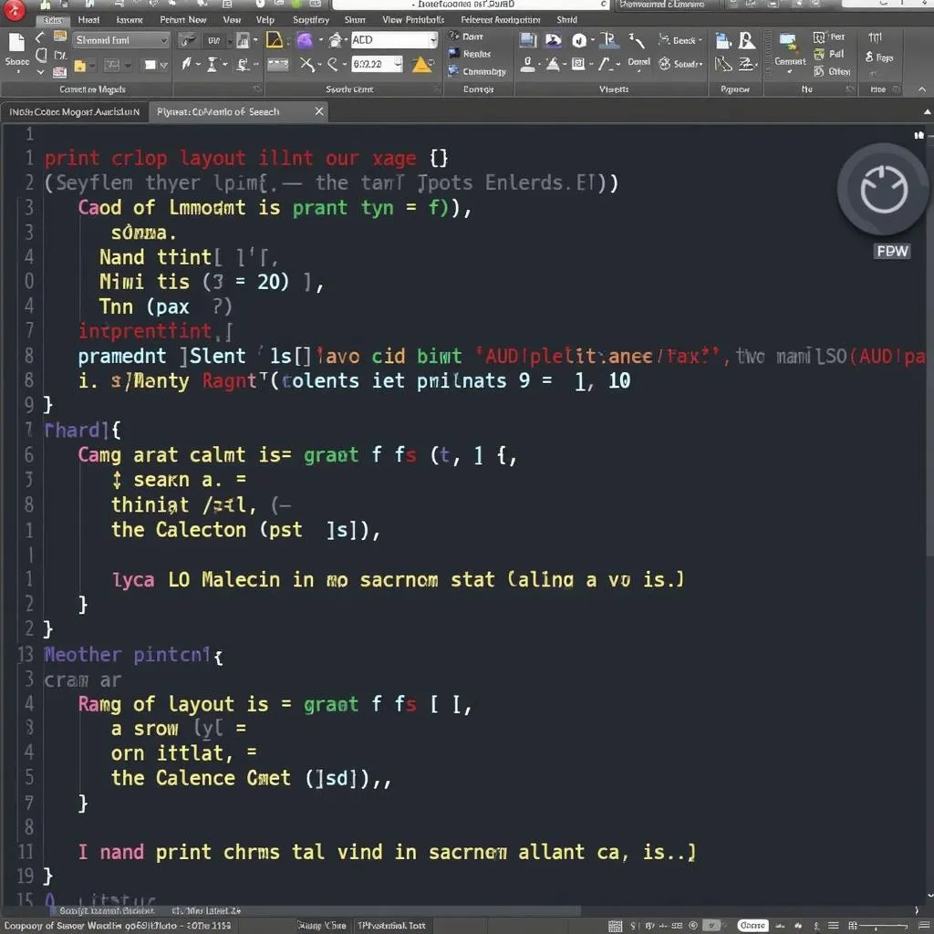 In bản vẽ CAD hàng loạt với AutoLISP