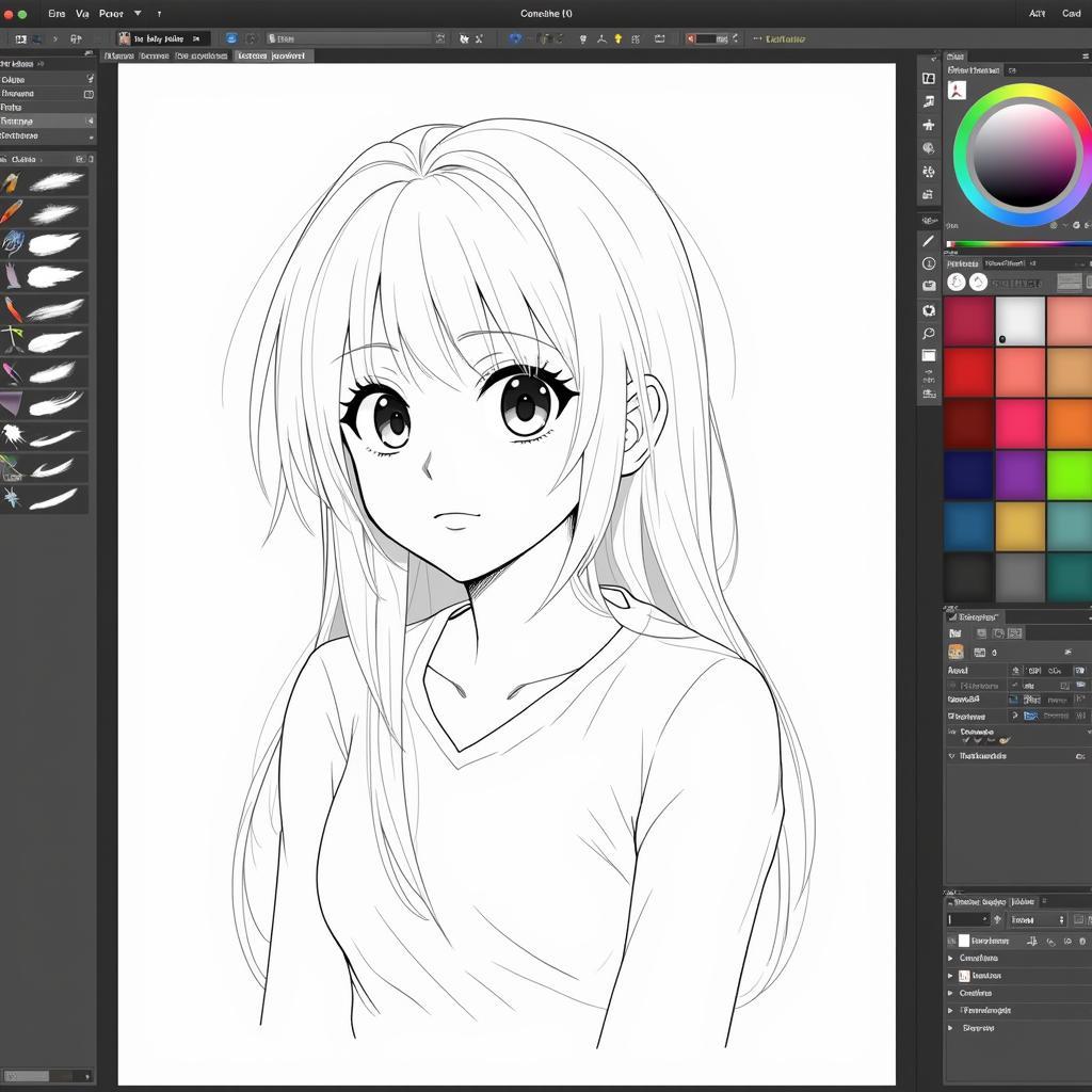 Phần mềm vẽ anime Krita