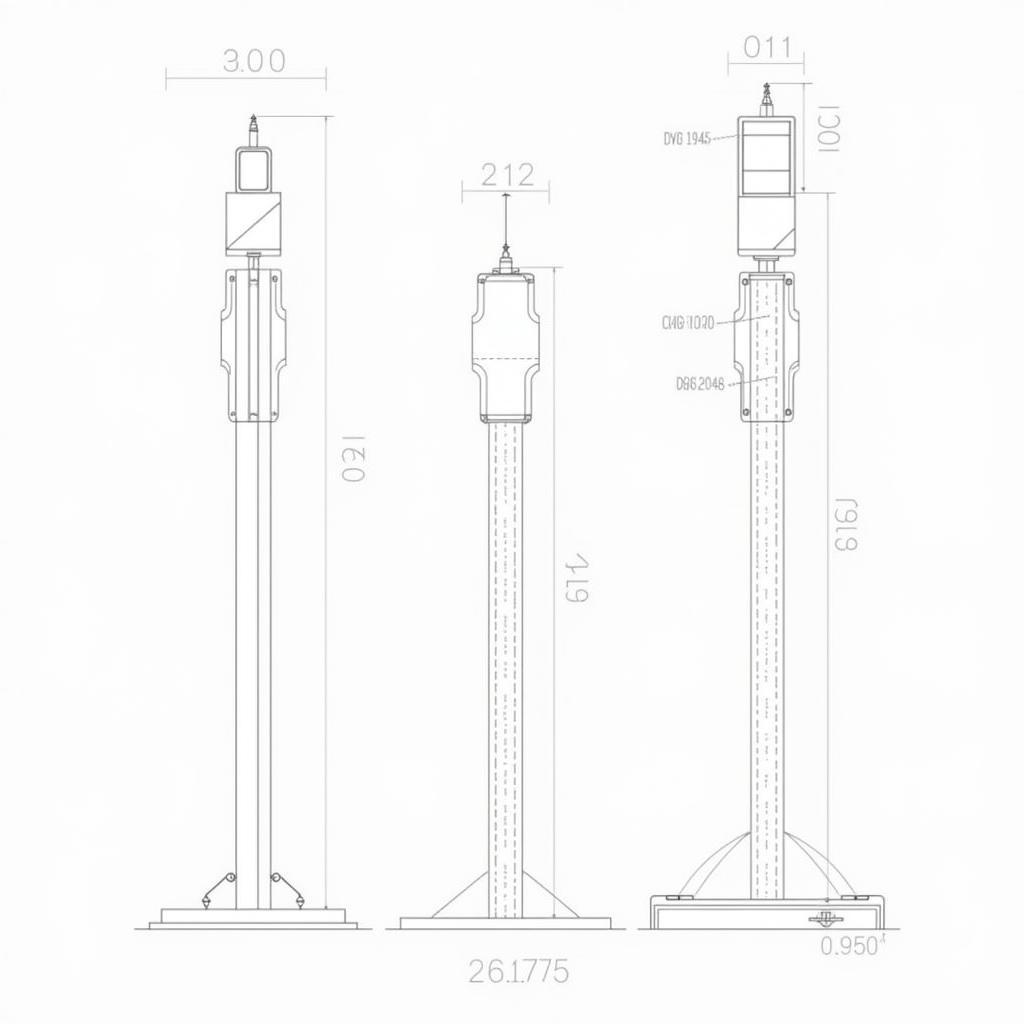 Mẫu bản vẽ biển báo theo QC 41:2016