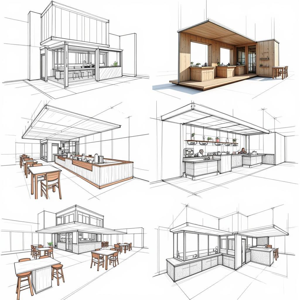 Unique small cafe design ideas