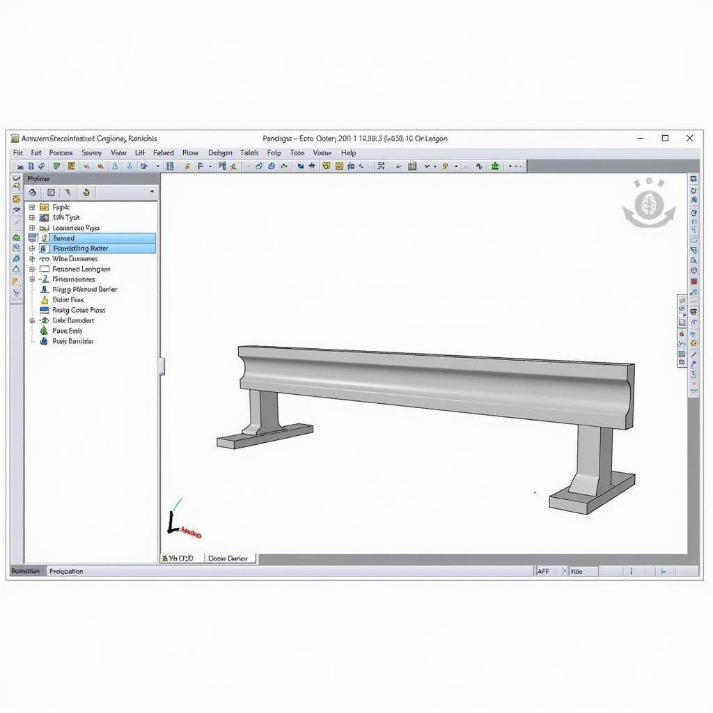 Phần mềm CAD thiết kế dải phân cách cứng