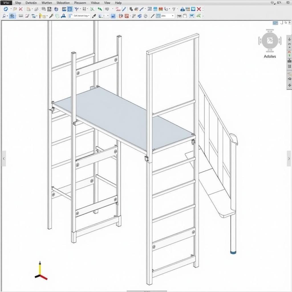 Phần mềm CAD thiết kế giàn giáo