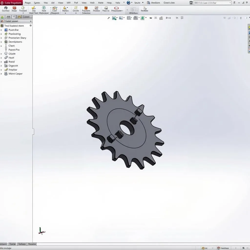 Phần mềm CAD thiết kế nhông xích