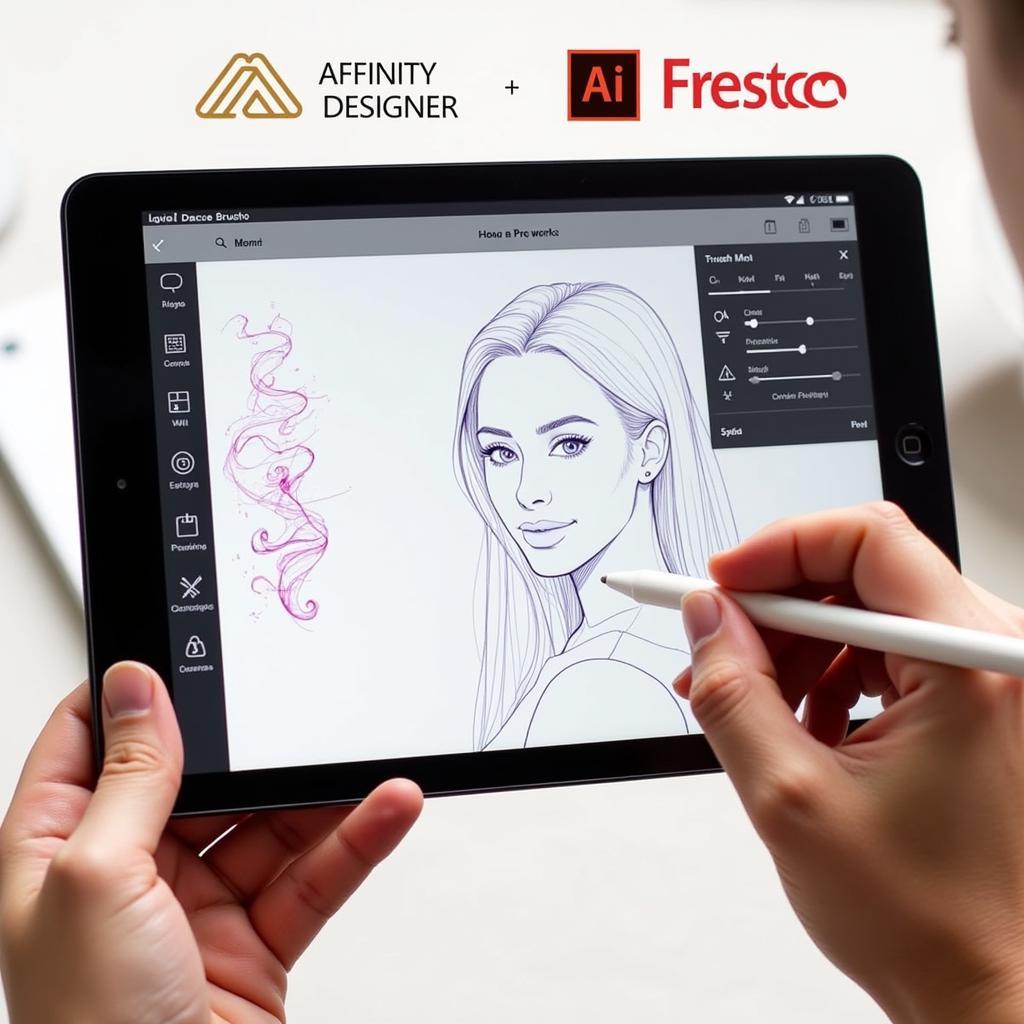 Phần mềm vẽ trên iPad: Procreate, Affinity Designer, Adobe Fresco