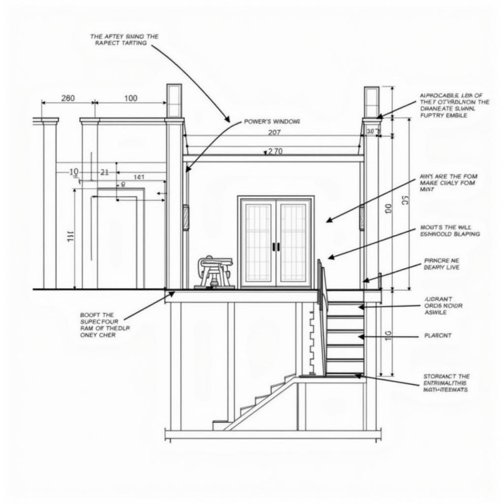 Phân tích bản vẽ CAD kiến trúc nhà phố