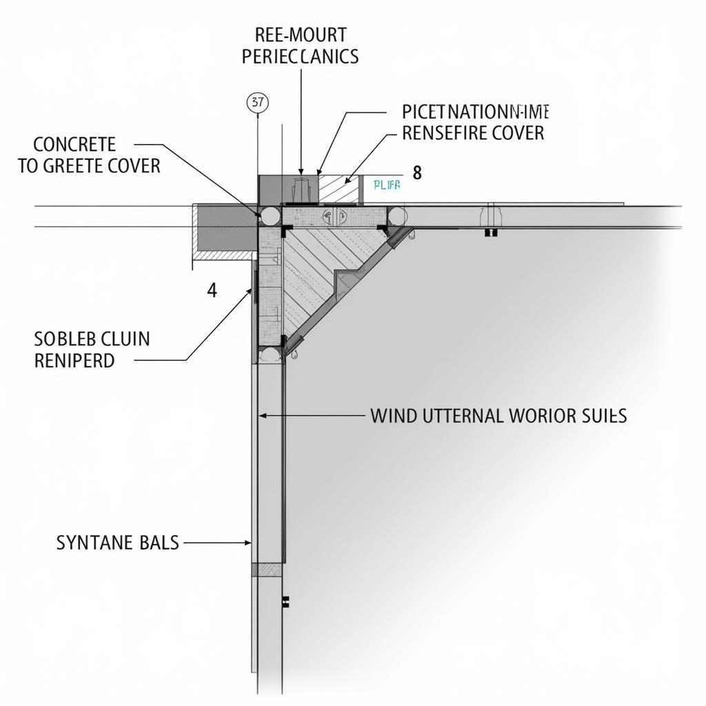 Phân tích chi tiết bản vẽ CAD móng đơn lệch tâm