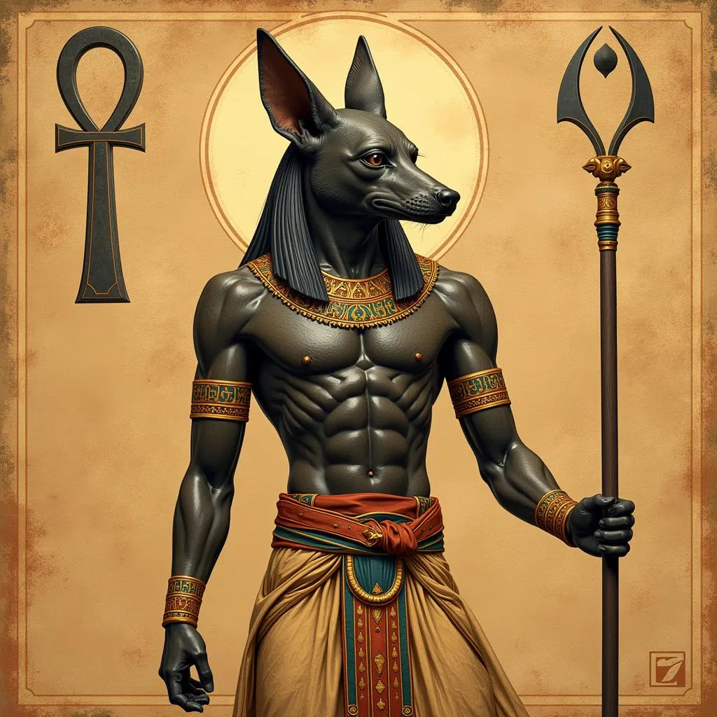 Thần Anubis Ai Cập cổ đại