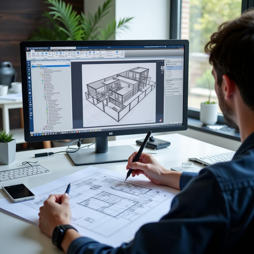 Triển khai bản vẽ kiến trúc trên AutoCAD