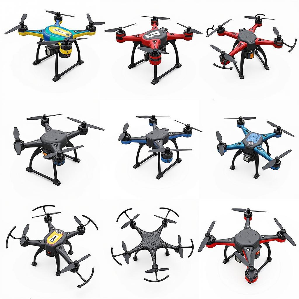 Ứng dụng bản vẽ 2D quadrotor