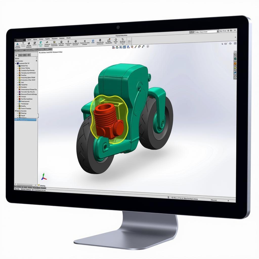 Ứng dụng công nghệ CAD/CAM trong thiết kế bản vẽ lòng xe máy