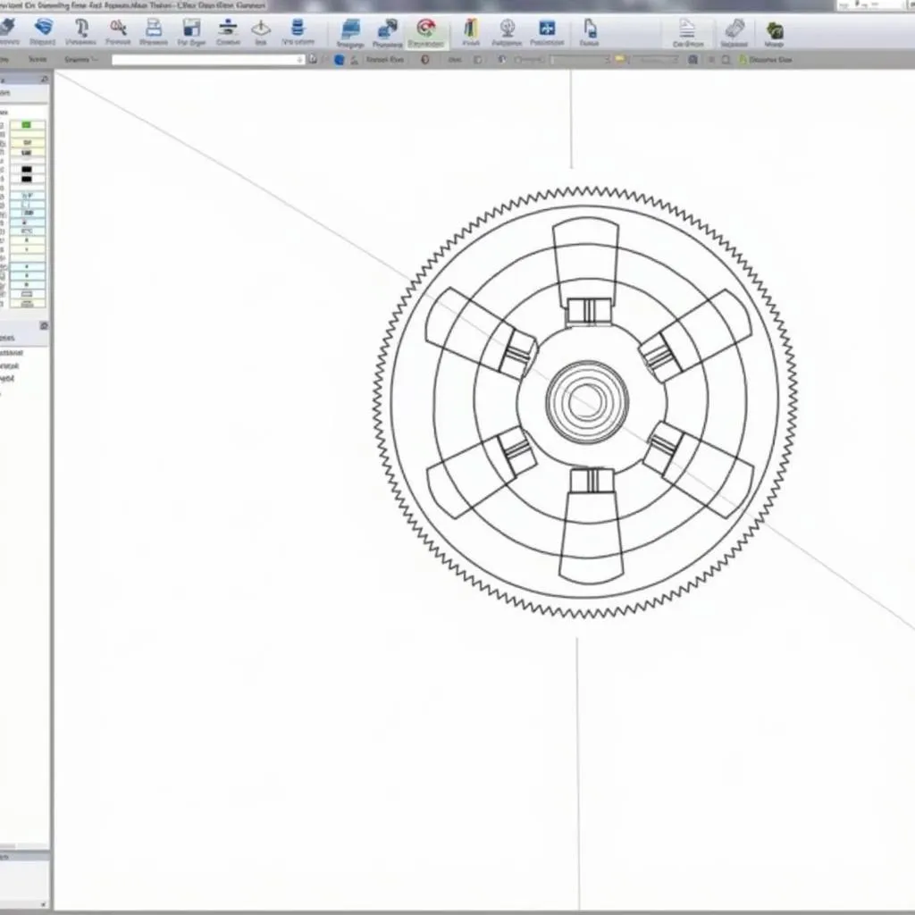 Vẽ bản vẽ bánh răng trụ răng thẳng bằng phần mềm CAD