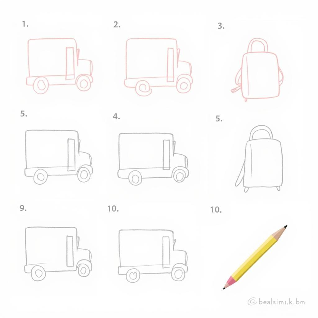 Drawing school elements