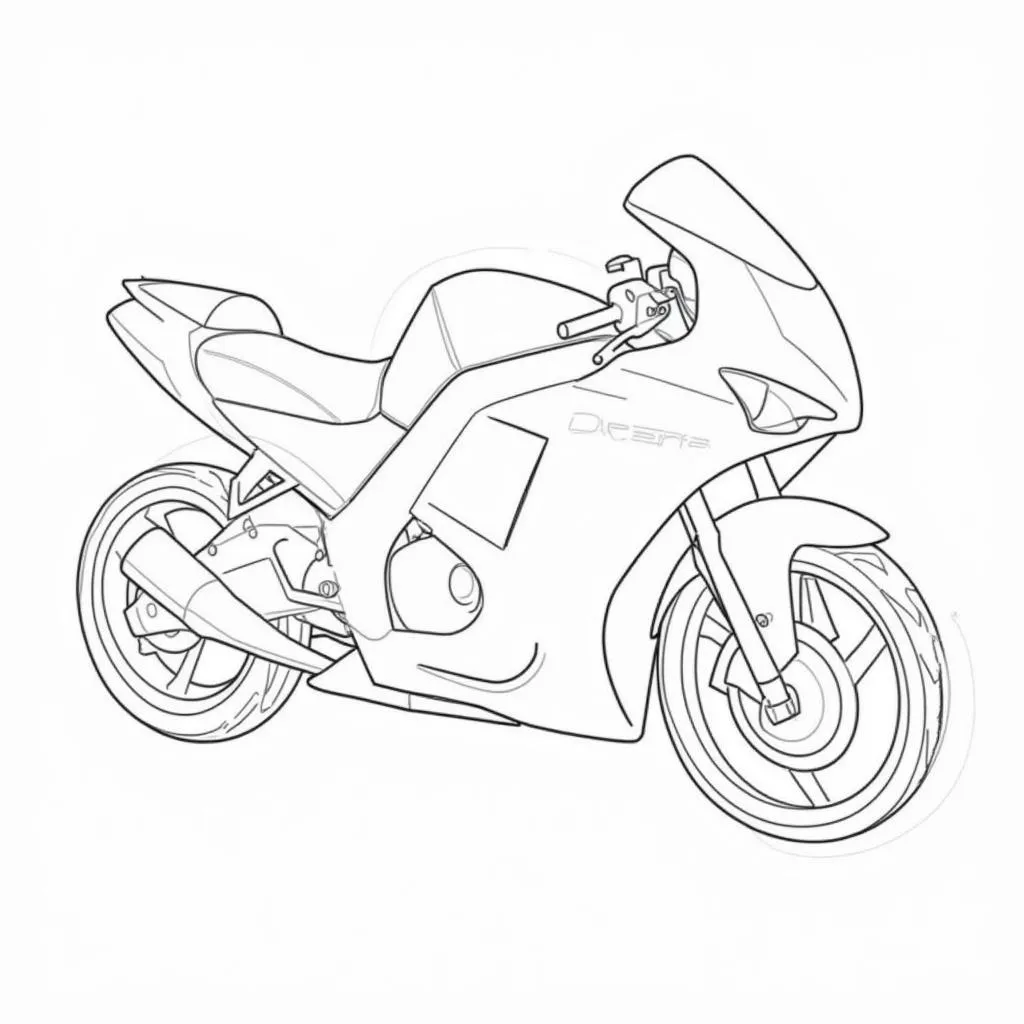 Vẽ bánh xe moto