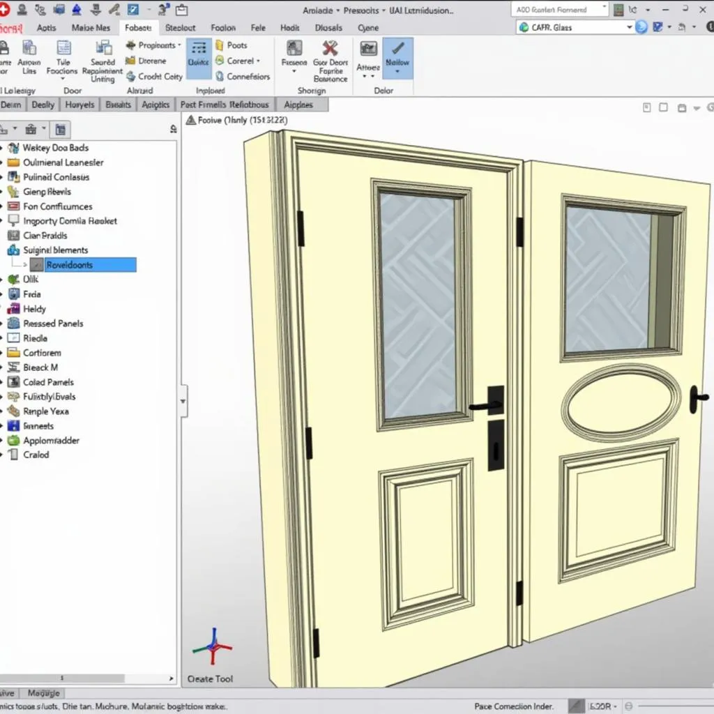 Vẽ Chi Tiết Cửa Trong CAD