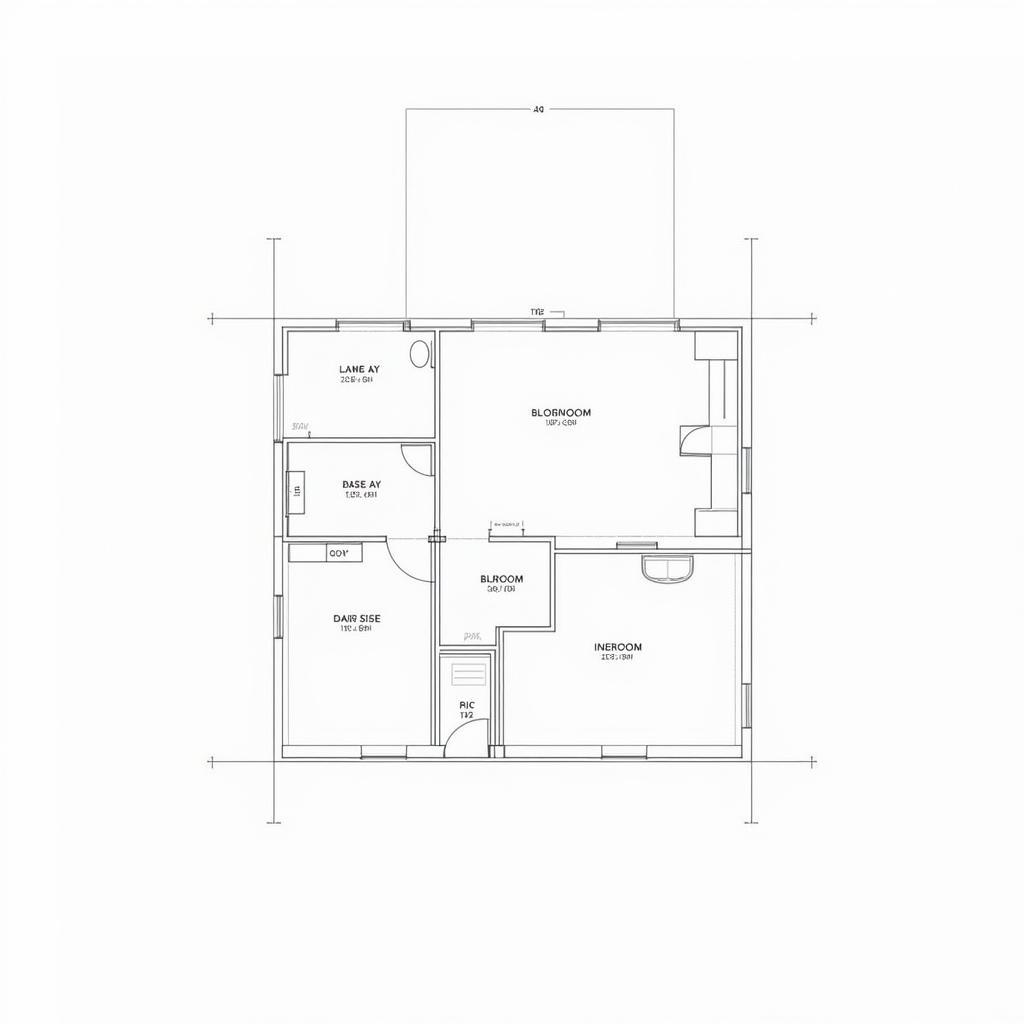 Ví dụ về bản vẽ chua AutoCAD