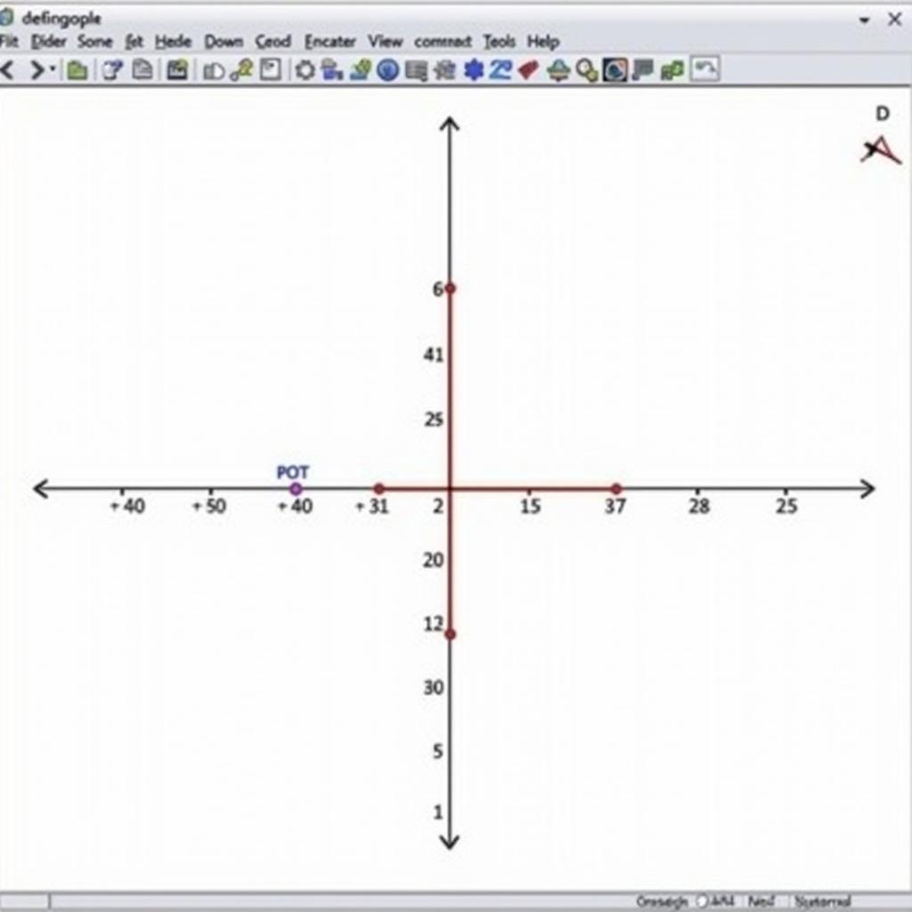 Minh họa cách vẽ đồ thị hàm số bậc nhất trên phần mềm CAD