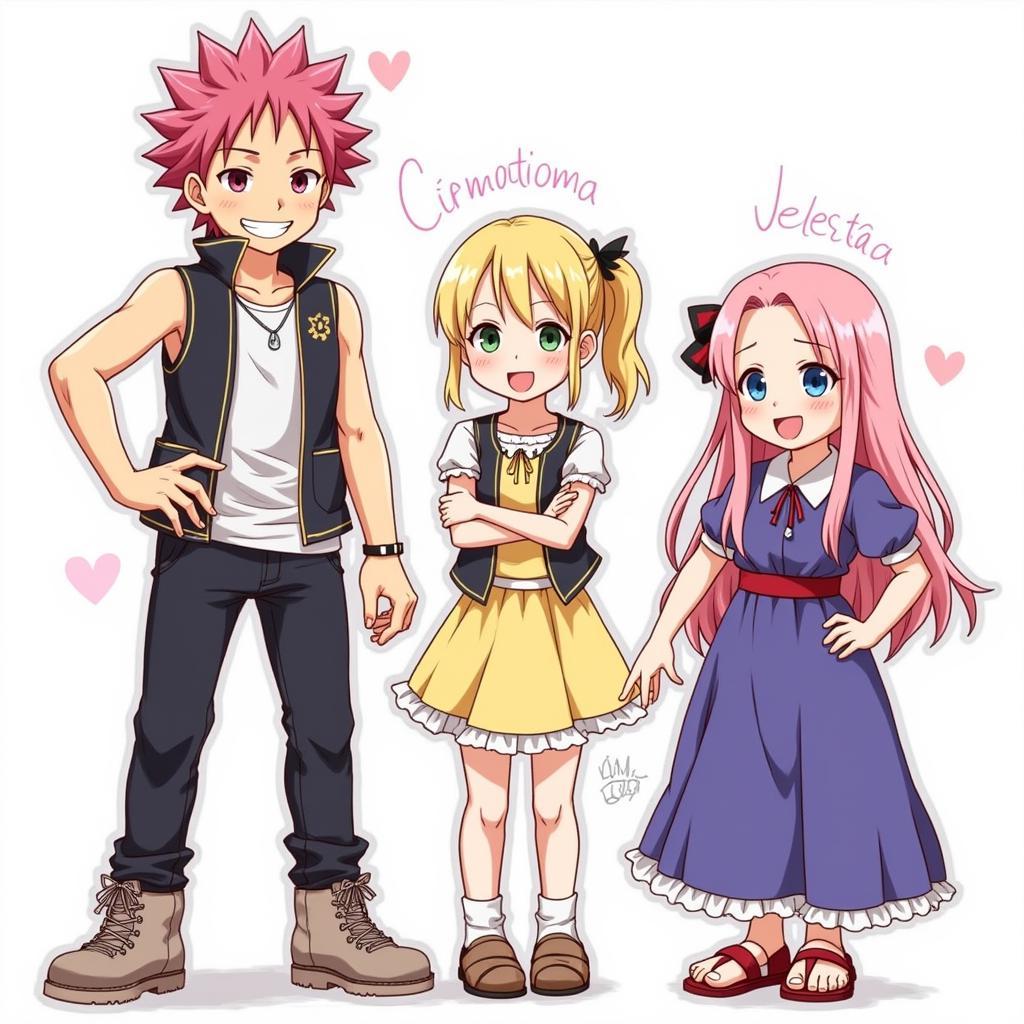 Vẽ Nhân Vật Fairy Tail