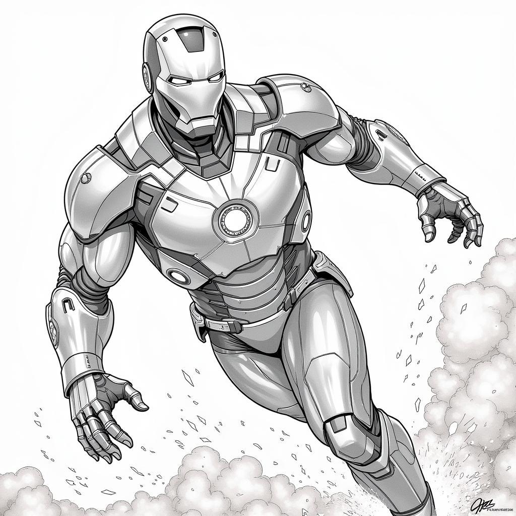 Vẽ Iron Man nâng cao