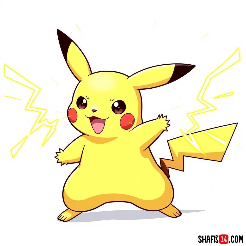 Pikachu phóng điện