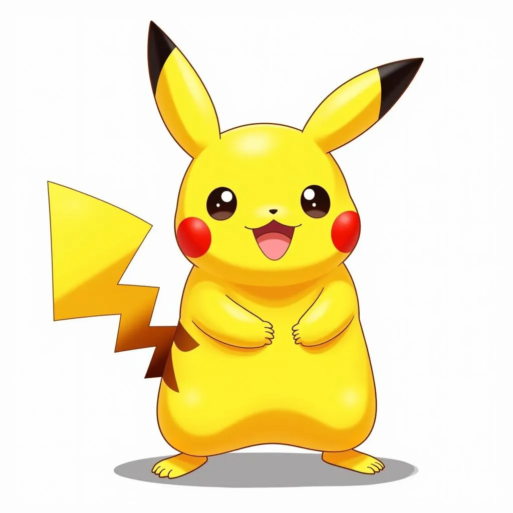 Vẽ thân Pikachu