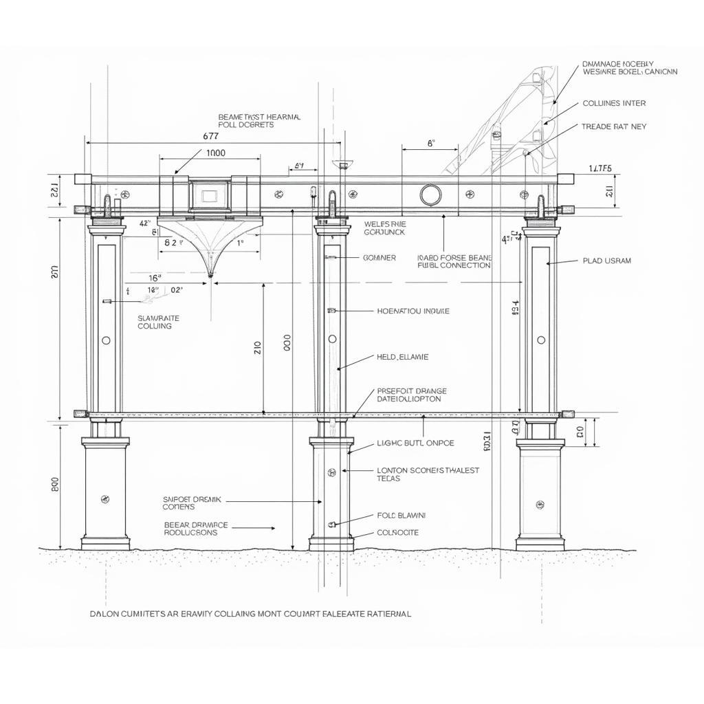 Bản vẽ AutoCAD kết cấu bê tông lắp ghép chi tiết