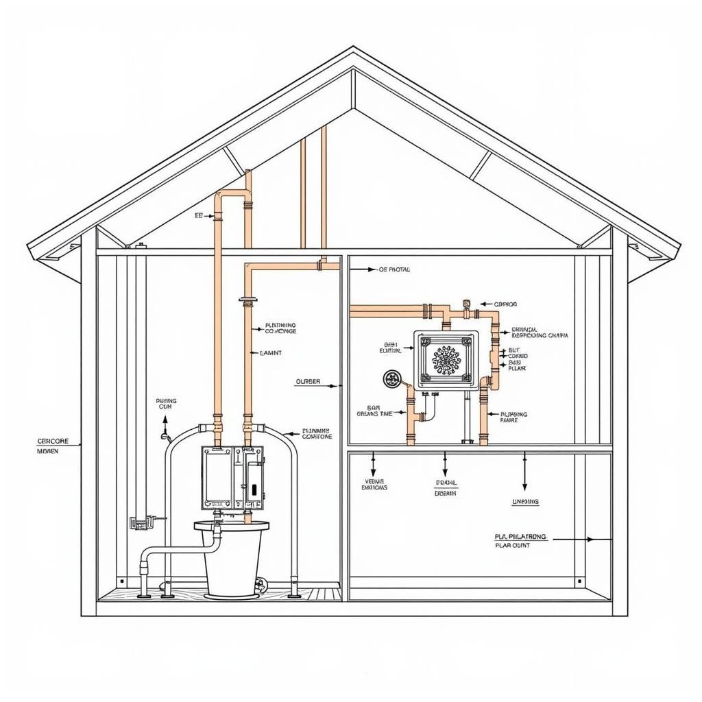 Bản vẽ CAD điện nước nhà dân dụng hỗ trợ bảo trì sửa chữa